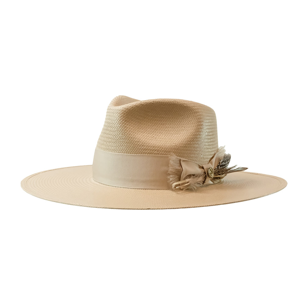 Stetson Hat Hats Stetson Hat Atacama Straw Fedora in Silverbelly