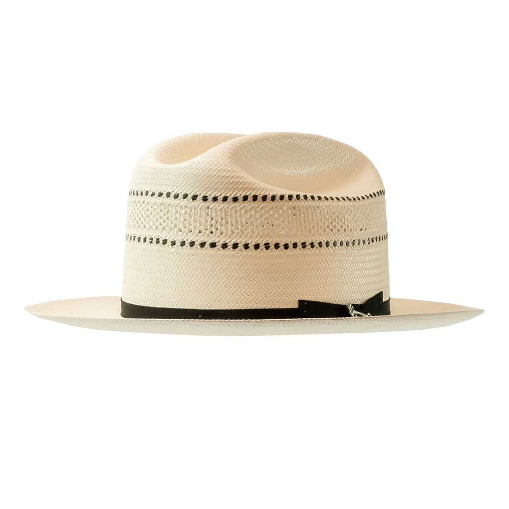 Stetson Hat Hats Stetson Hat Natural and Grey Open Road 5 Straw Hat
