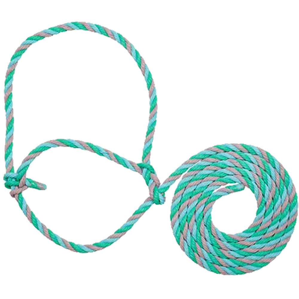 Sullivan's Supply Supplies Green Blue Grey Sullivan Supply Rope Halter