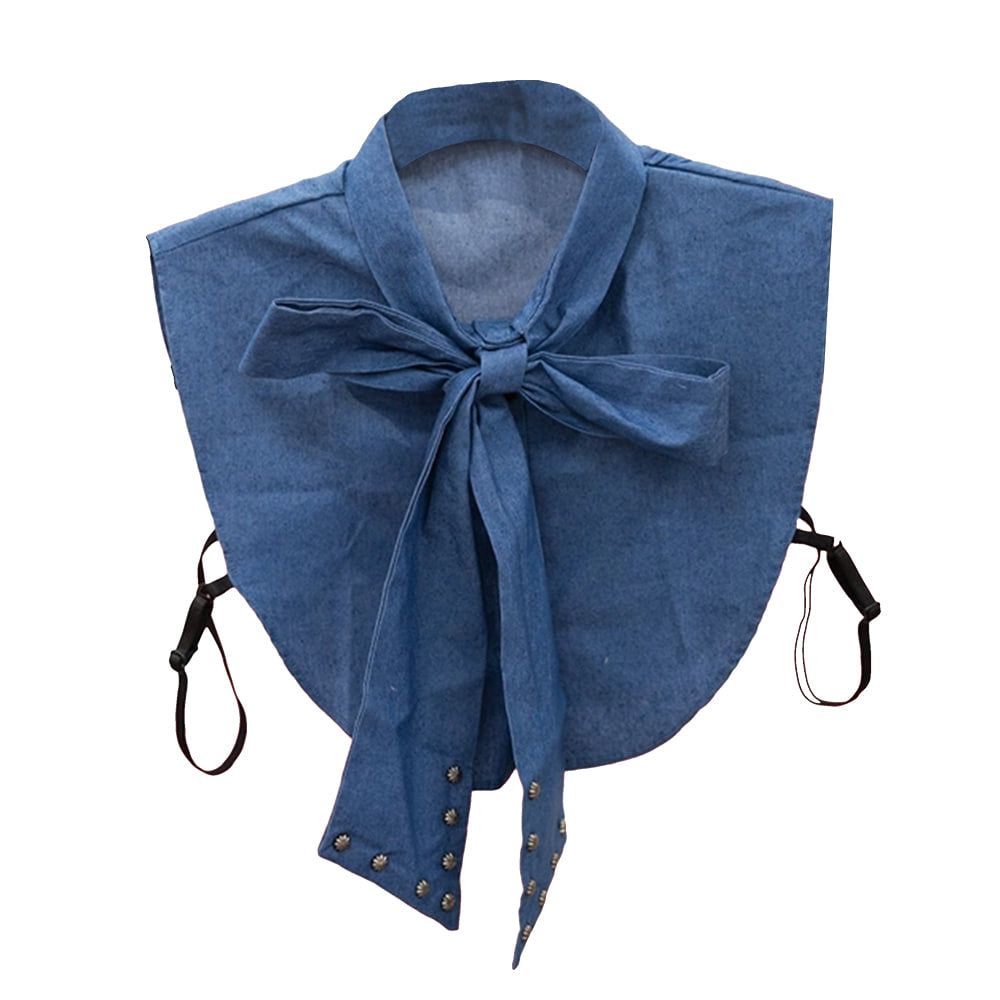 Summer Tees Apparel Summer Tees Denim Bow Collar