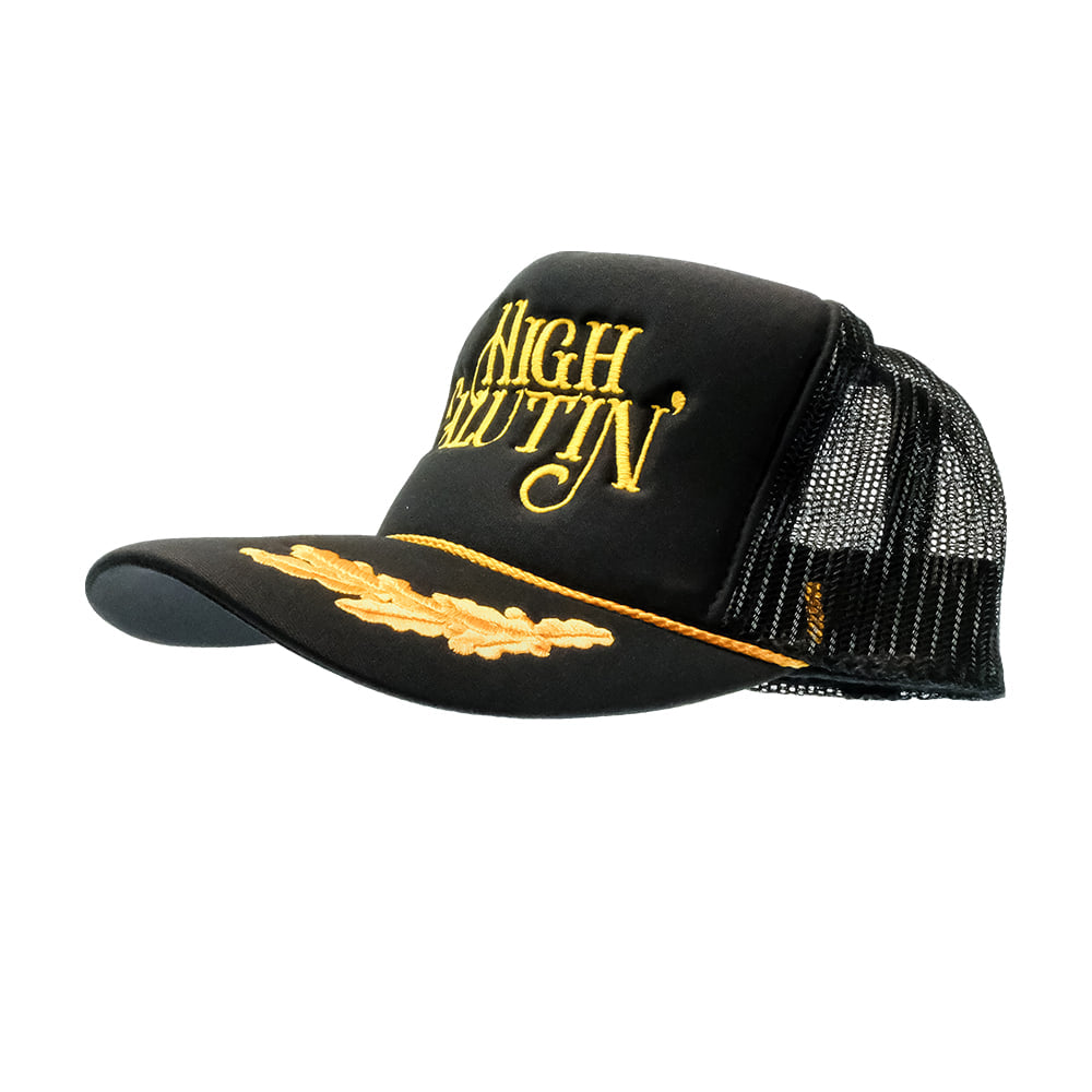 Summer Tees Hats Summer Tees High Falutin' Black and Yellow Women's Cap