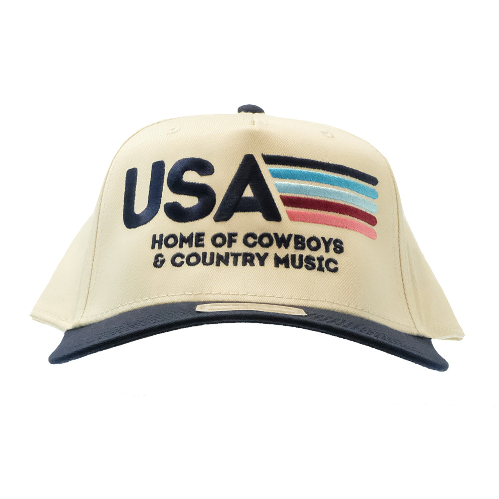 Summer Tees Hats Summer Tees USA Home Of The Cowboys Canvas Women's Cap