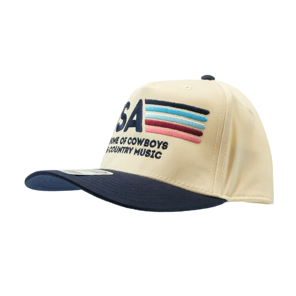 Summer Tees Hats Summer Tees USA Home Of The Cowboys Canvas Women's Cap