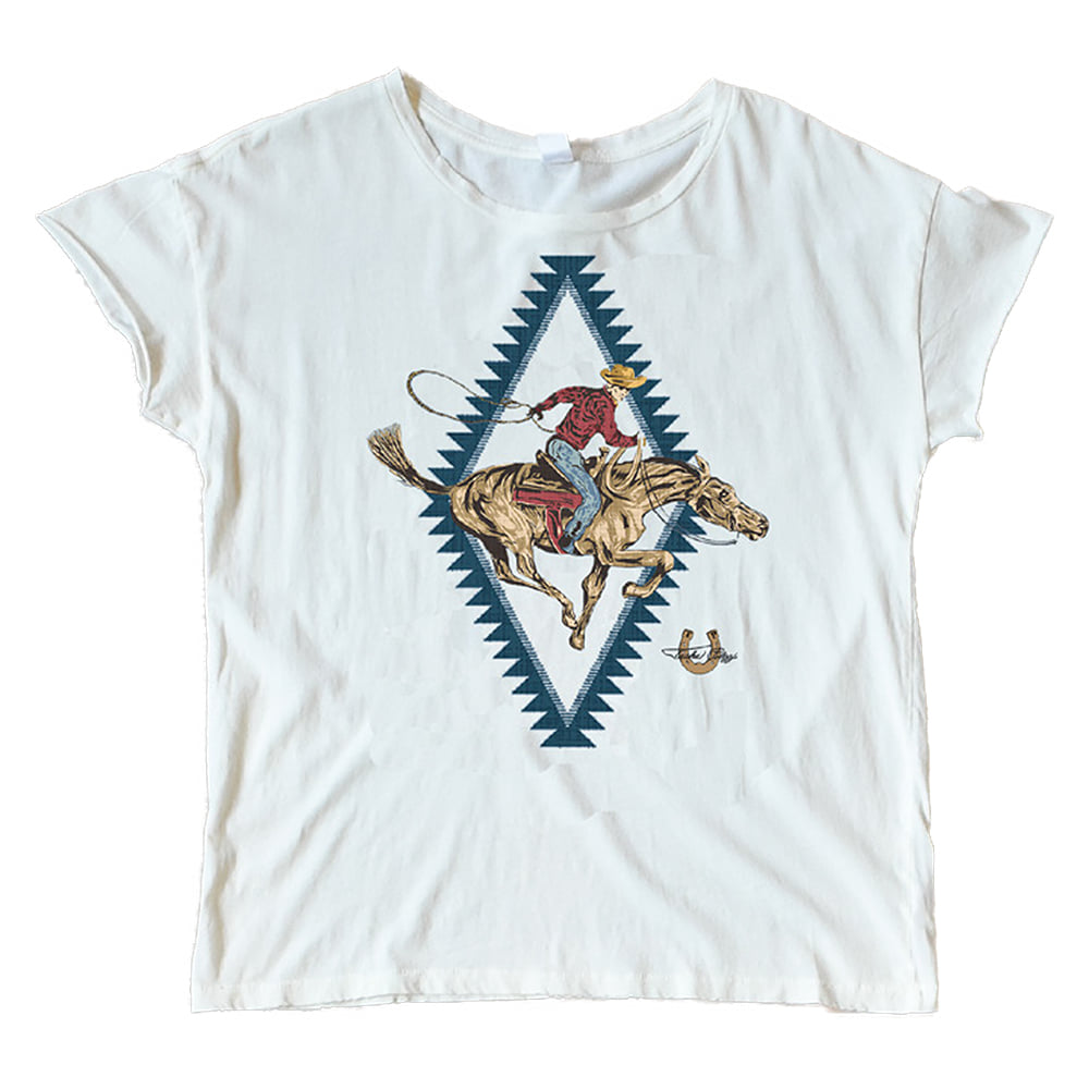 Tasha Polizzi Apparel WOMENS BIRDIE TEE IN IVORY