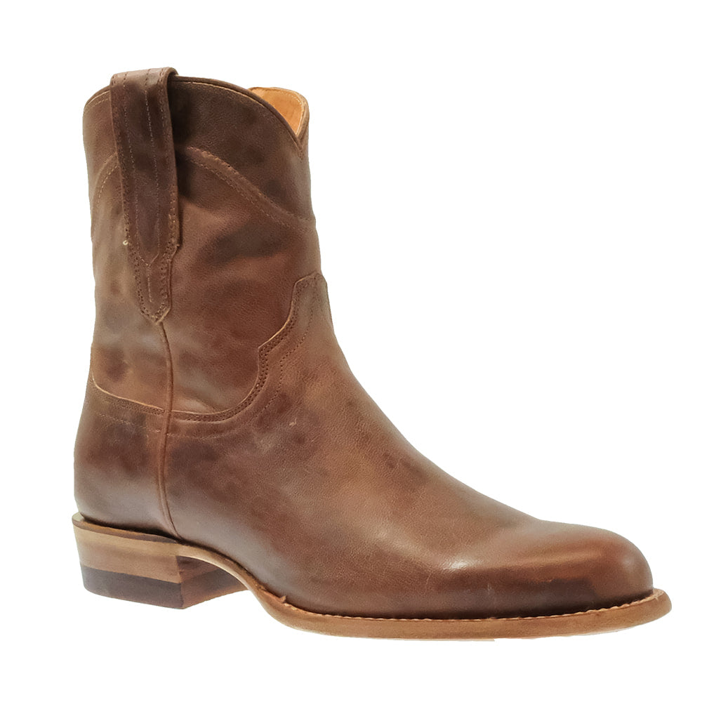 Tecovas Footwear Tecovas Dean Goat Scotch Round Toe Men's Zip Boot