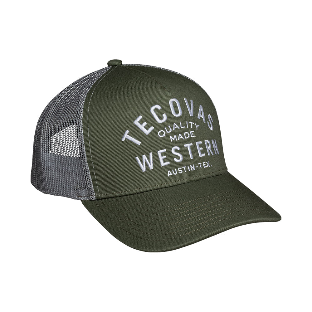 Tecovas Hats Tecovas Quality Made Olive Western Trucker Cap