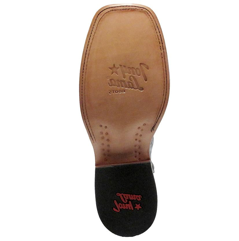 Tony Lama Boots Footwear Tony Lama Mens Flat Black Tide Boots