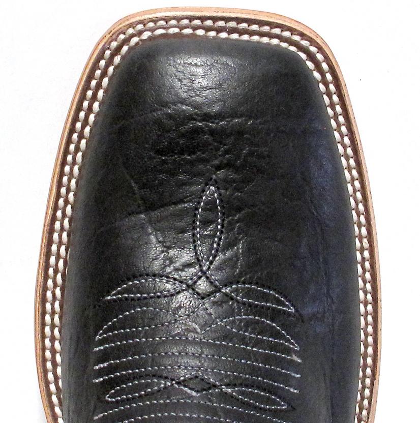 Tony Lama Boots Footwear Tony Lama Mens Flat Black Tide Boots