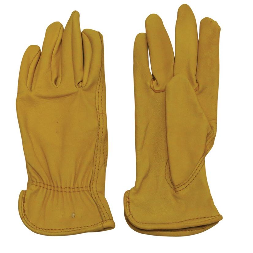 Tuff Mate Inc tack Premium Deerskin Glove With Elastic Cuff