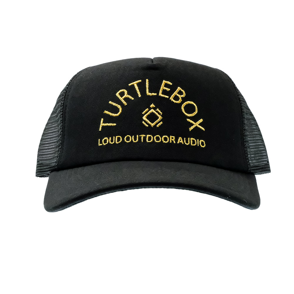 Turtle Box Audio, LLC Hats Turtlebox Bossman Black Mesh Back Cap