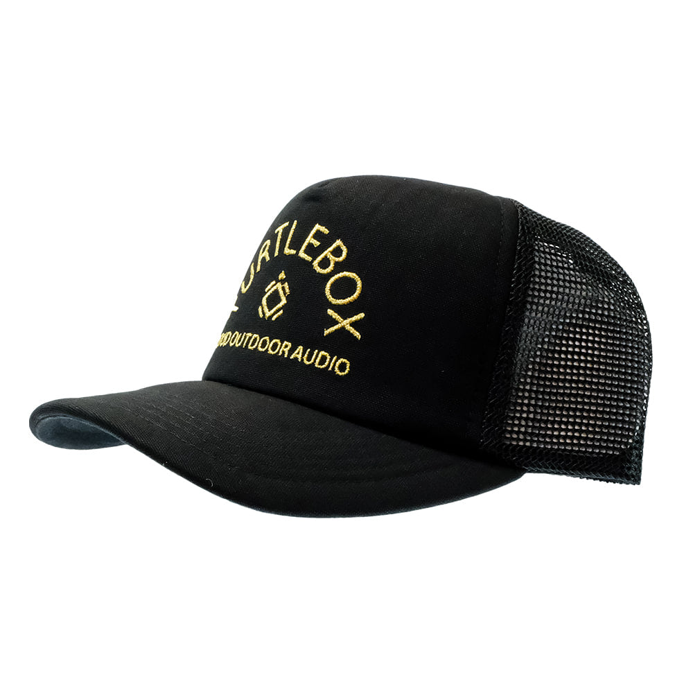 Turtle Box Audio, LLC Hats Turtlebox Bossman Black Mesh Back Cap