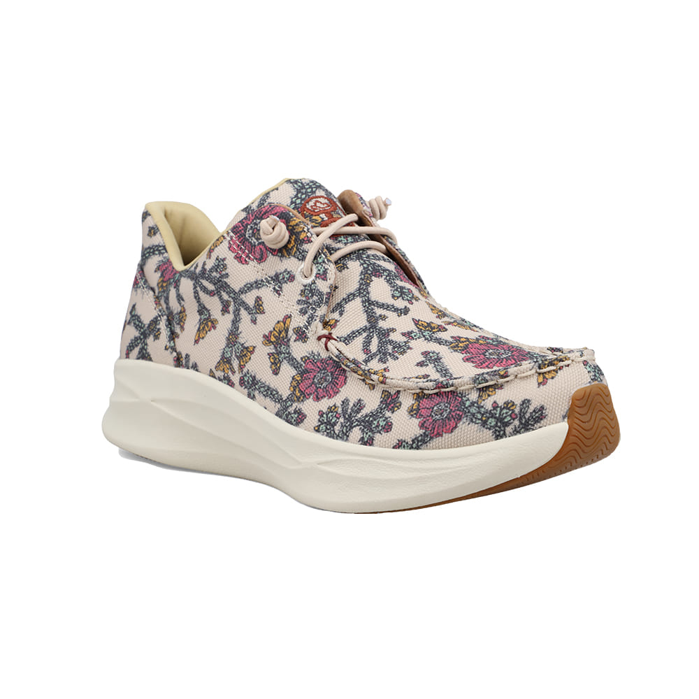 Twisted X Boots Footwear HOOEY FEATHER X CASUAL BEIGE CACTUS SHOE