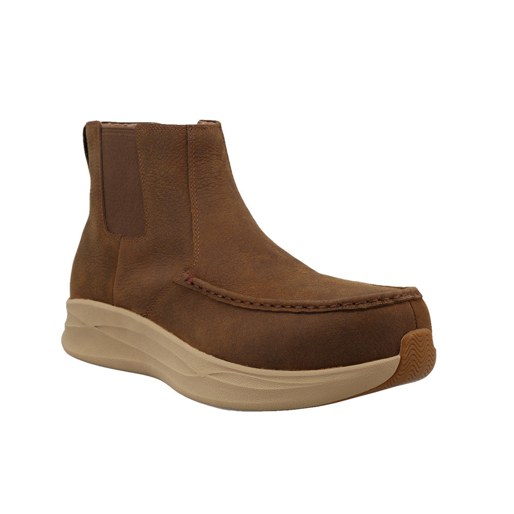 Twisted X Boots Footwear Twisted X Boots Men's Brown Chelsea Ultralite X Steal Toe Work Boot