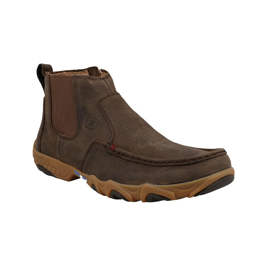 Twisted X Boots Footwear Twisted X Boots Men's  Lace Up Driving Taupe Moc