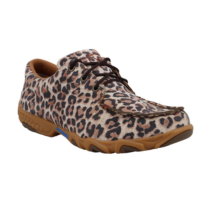 Twisted X Boots Footwear Twisted X Leopard Driving Moccasin Women's Shoe