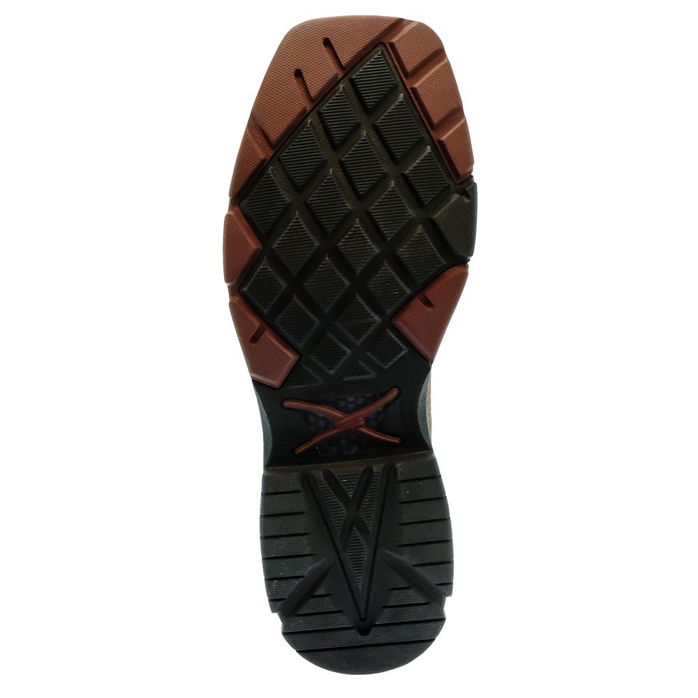 Tan Safety Toe Men's Work Boots by Twisted X