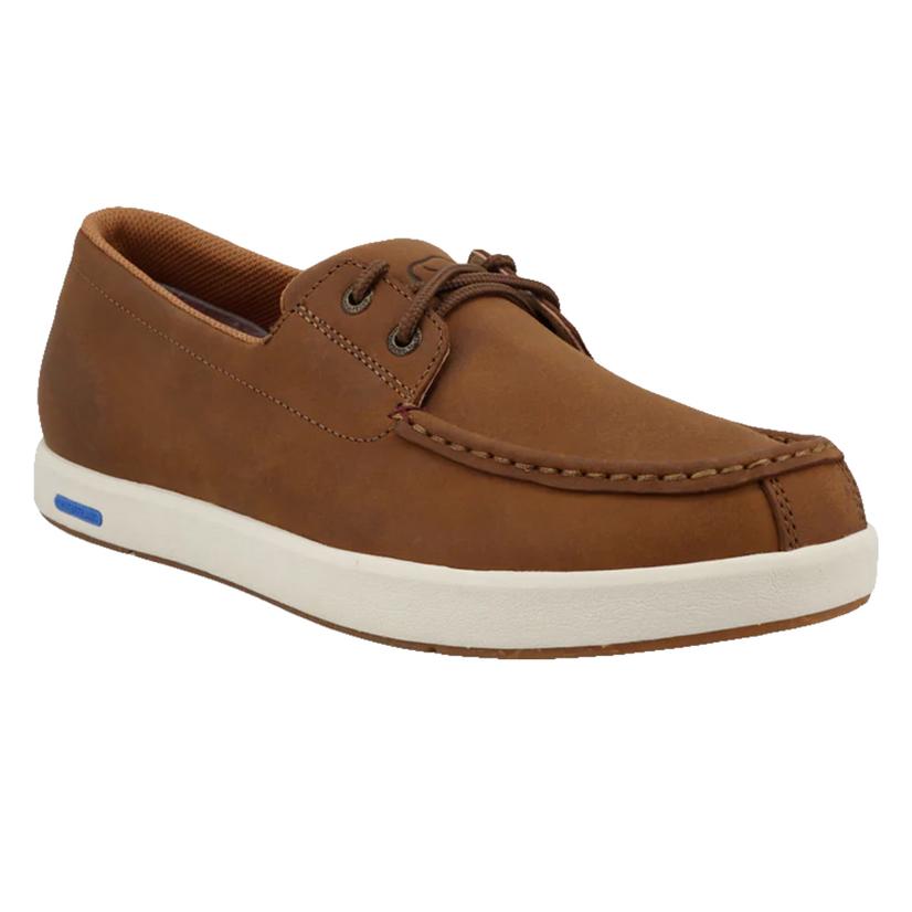 Twisted X Boots Footwear Twisted X Tan Ultralite Men's Boat Shoes
