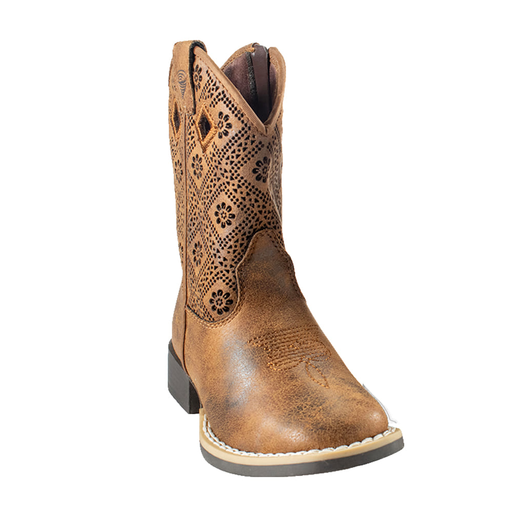 Twister Footwear Twister Prue Style Girls Toddler Boot in Brown
