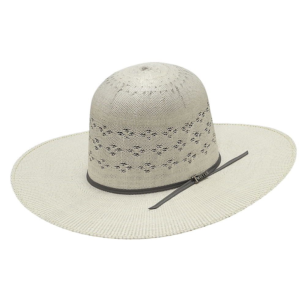 Twister Hats 4.5 OPEN IVORY AND GRAY