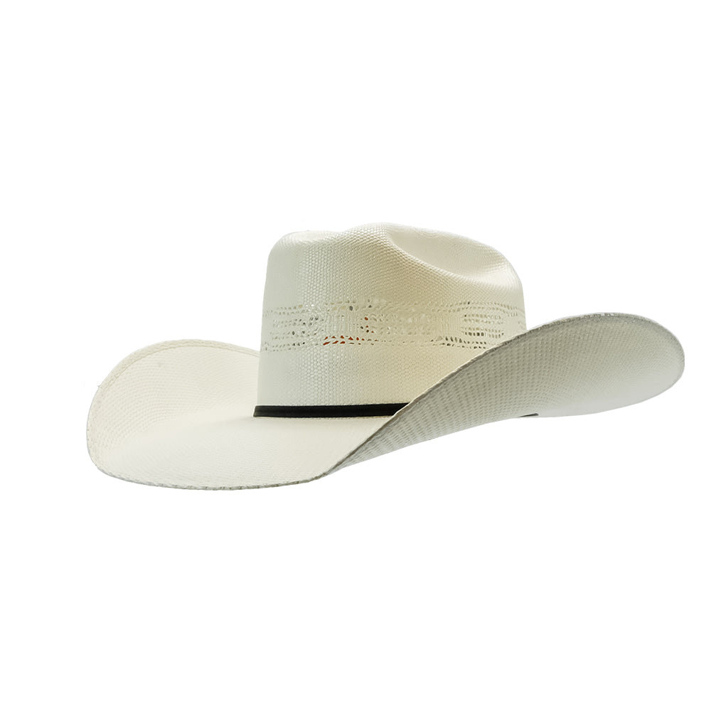 Twister Hats Twister Bangora 4 1/2 Brim 2-Cord Black Band Natural Straw Hat