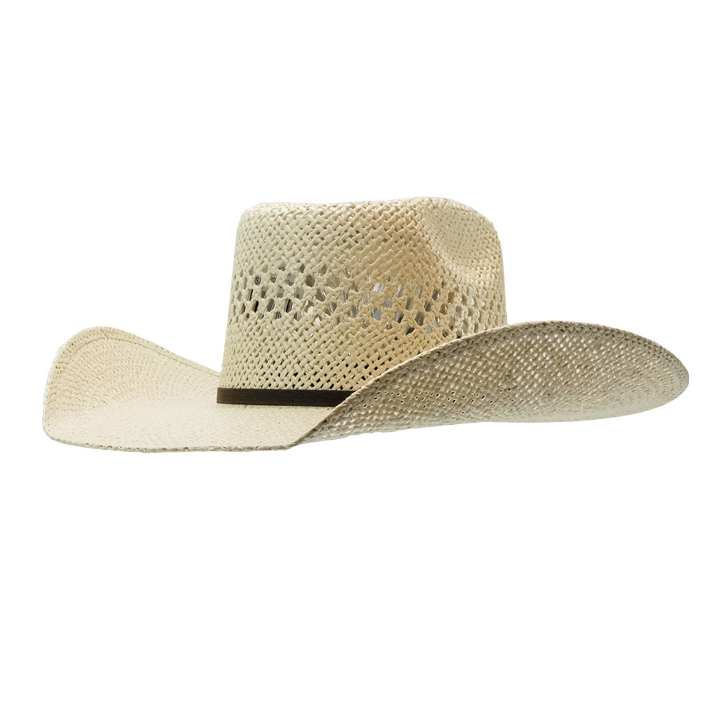 Twister Hats Twister Twisted Natural Weave 4" Brim Precreased Youth Straw Hat
