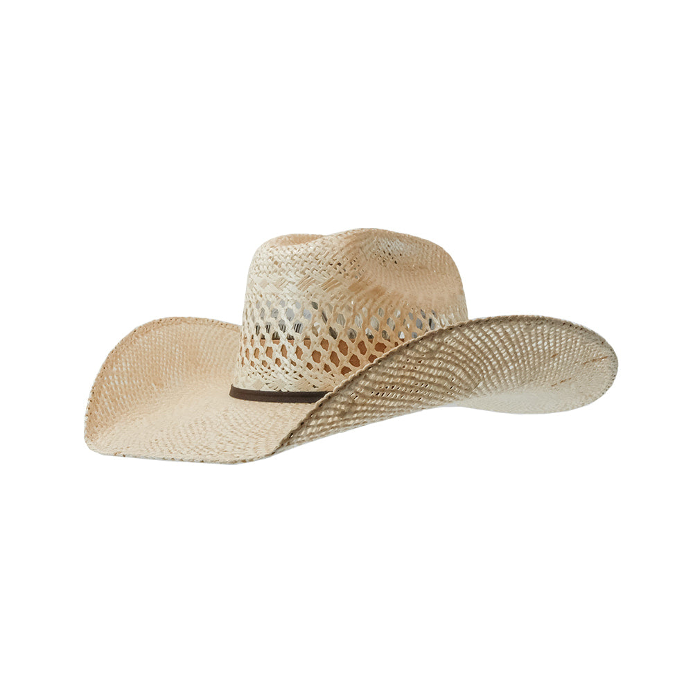Twister Hats Twister Twisted Weave 2 Cord Chocolate 4 1/2" Brim Precreased Straw Hat