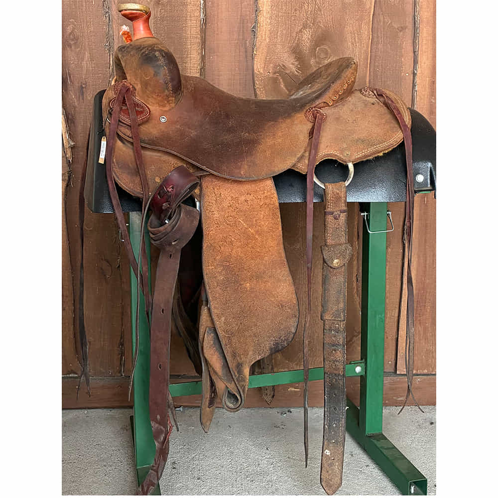 Used Saddles Saddles South Texas Tack 15.5" Used Strip Down Ranch Roping Saddle