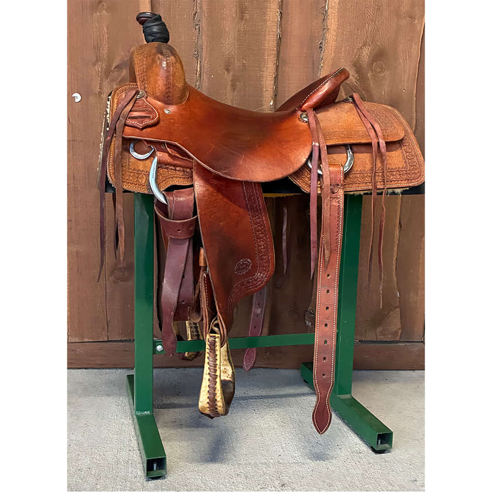 Used Saddles Saddles Used South Texas Tack 15" Half Slck Out Half Rough Out Used Ranch Cutting Saddle