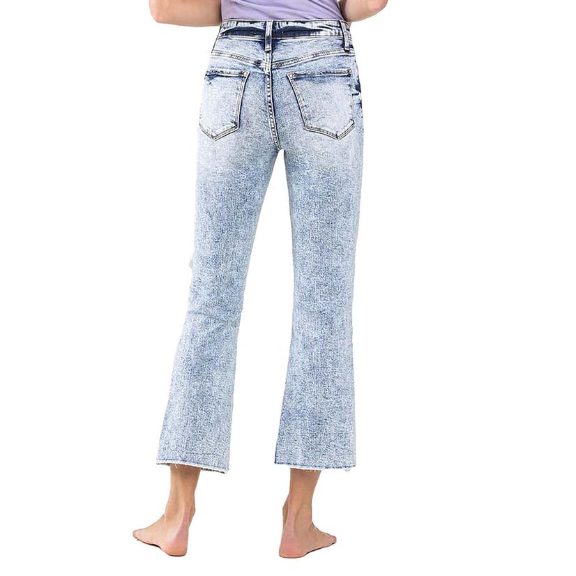 Vervet Apparel Vervet High Rise Cropped Women's Flare Jean
