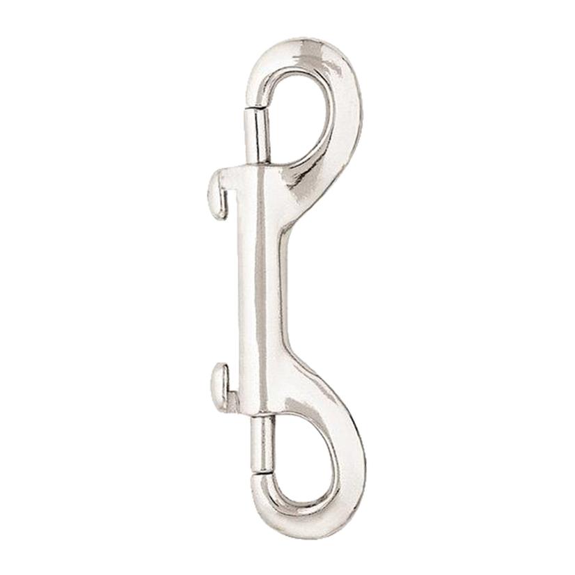 Weaver Leather 41/2 / NP Nickel Plated Double End Snap 4 1/2"