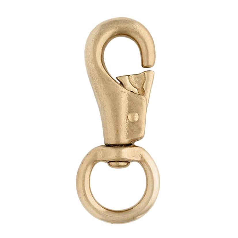 Weaver Leather Tack 4" / Brass Brass Bull Snap Size 4