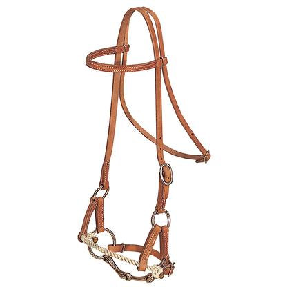 Weaver Leather Tack Harness Leather Side Pull with Snaffle