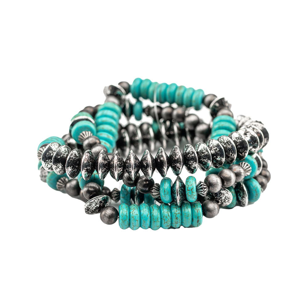 West and Co Jewelry Turquoise West and Co. Silver And Turquoise  Bracelet