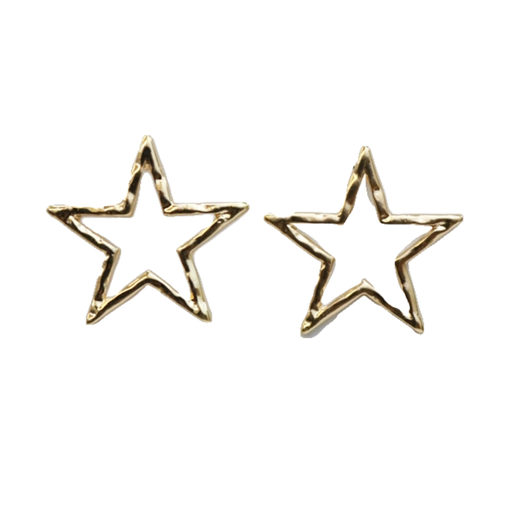 West and Co Jewelry West and Co. Gold Star Post Cut Out Earrings