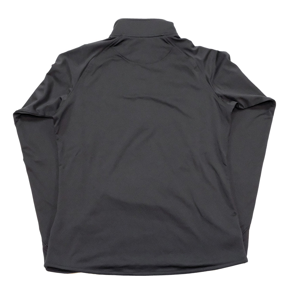 Western Bloodstock Apparel Western Bloodstock Embroidered WB Chest Logo Charcoal Poly Spandex Women's Half-Zip Pullover