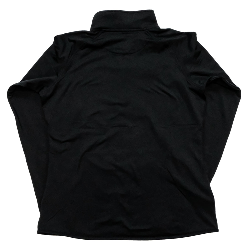 Western Bloodstock Apparel Western Bloodstock Full Chest Logo Embroidery Black Half-zip Women's Pullover - Plus Size
