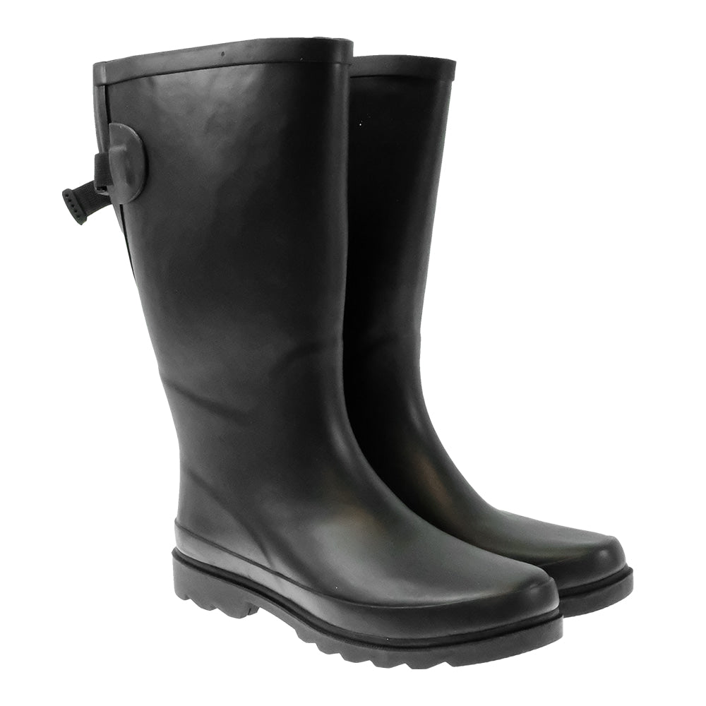 Western Chief Footwear Western Chief Black Tall Wide Calf Black Rain Boots