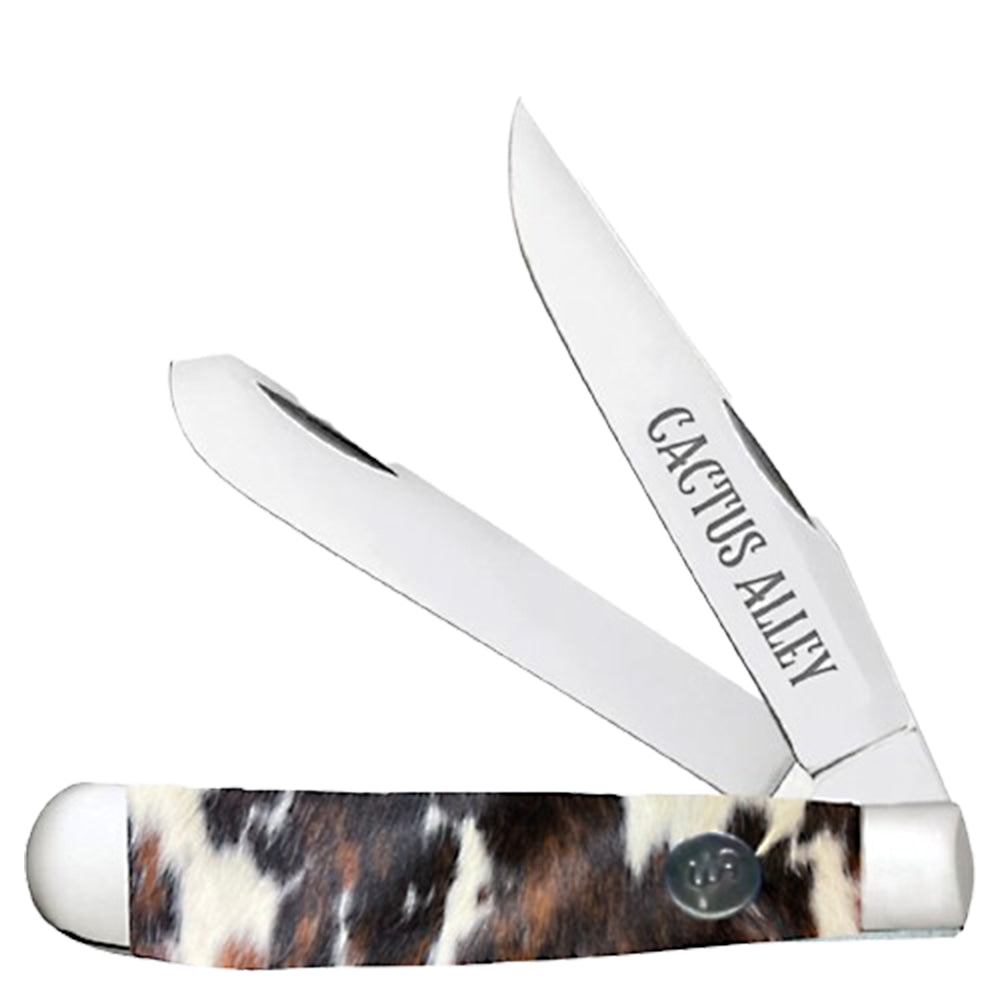 Whiskey Bent Knives Knives Brown Whiskey Bent Knives Cuero Cactus Alley Trapper Knife