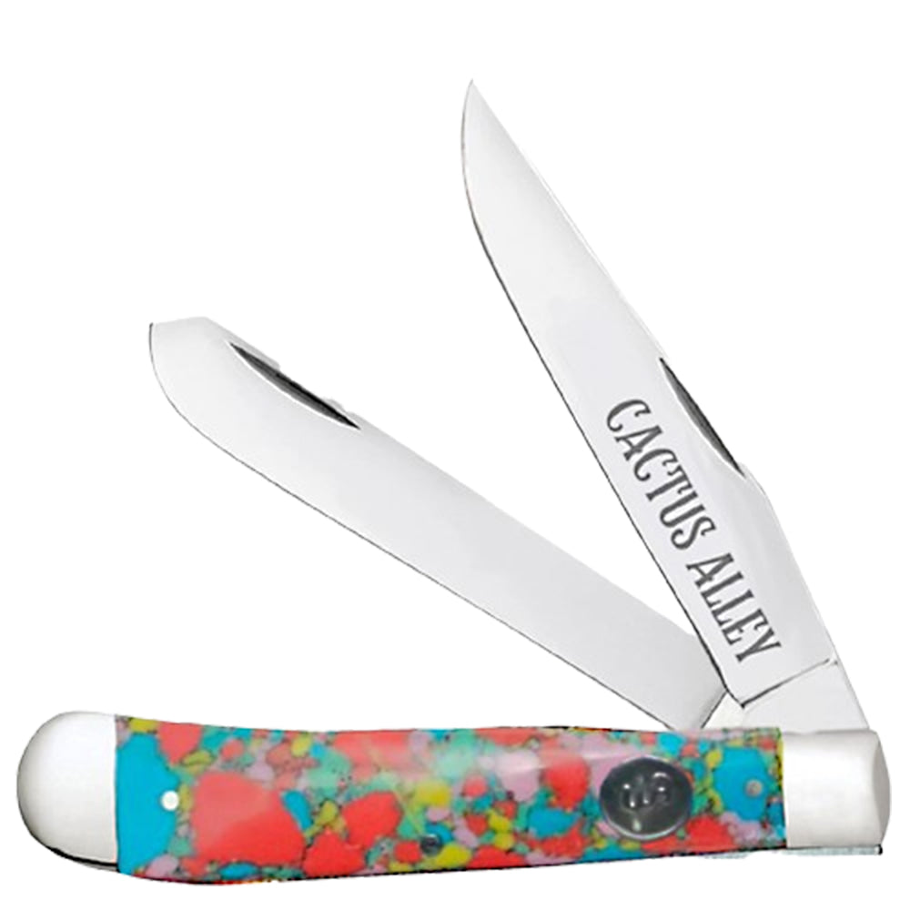 Whiskey Bent Knives Knives Multi Whiskey Bent Knives Dusty Trails Cactus Alley Trapper Knife