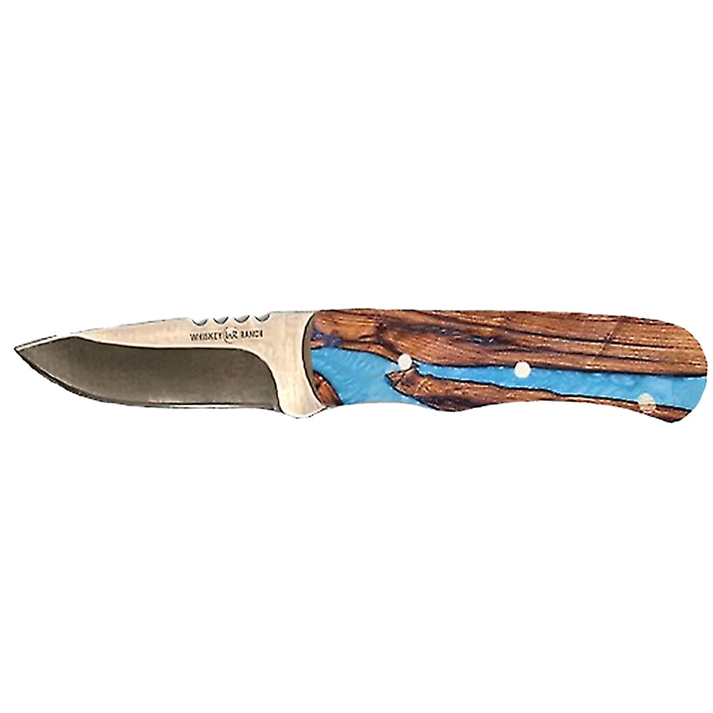 Whiskey Bent Knives Knives Turquoise Whiskey Bent Knives Spring Branch Skinner Knife