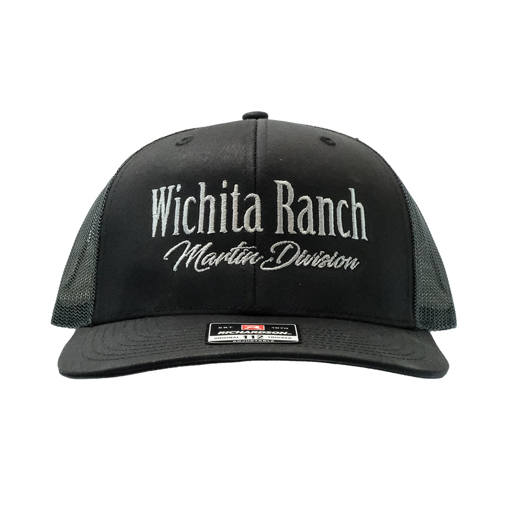 Wichita Ranch Hats Wichita Ranch Martin Division Black Cap