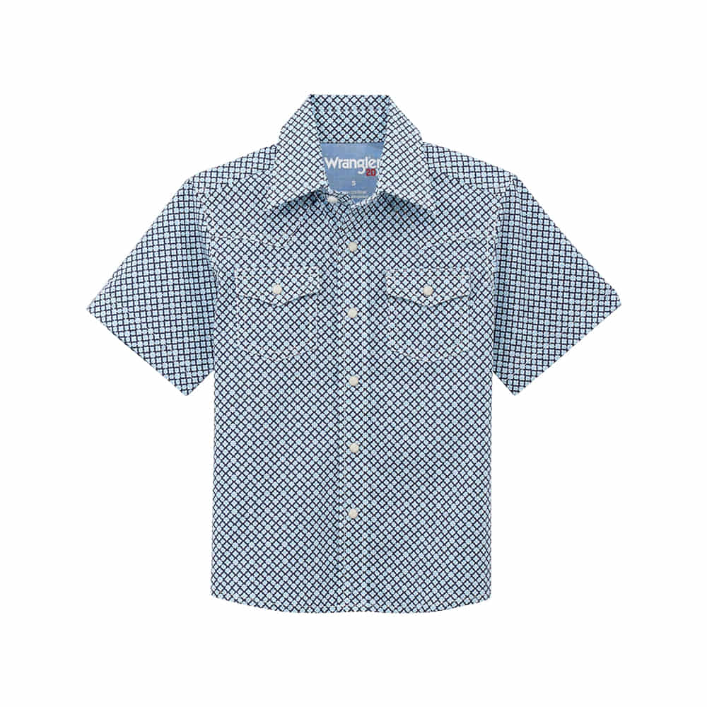 Wrangler Apparel Boys Advanced Comfort Short Sleeve Shirt