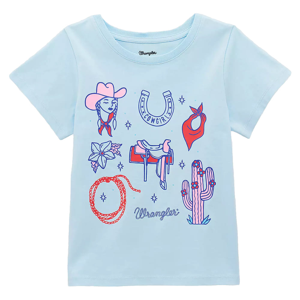 Wrangler Apparel Girls Short Sleeve TShirt