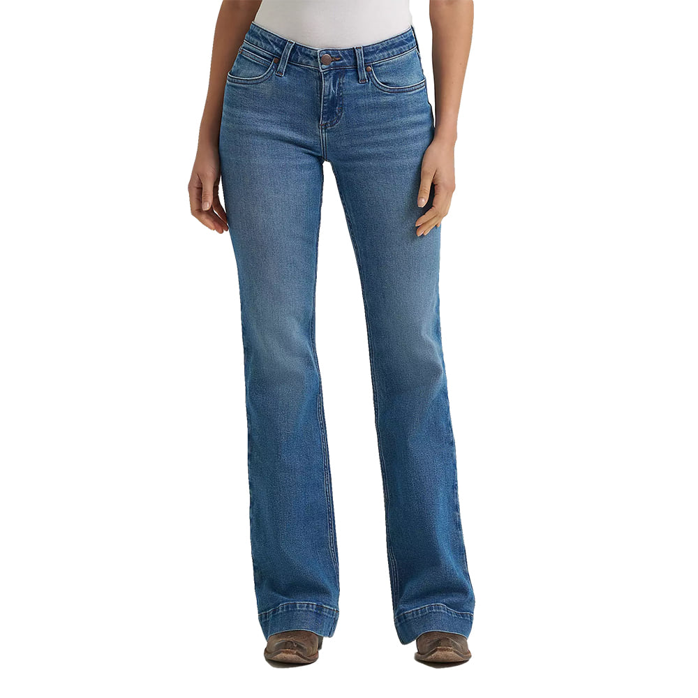 Wrangler Apparel WOMENS RETRO MAE TROUSER JEAN MID RISE IN CYNTHIA
