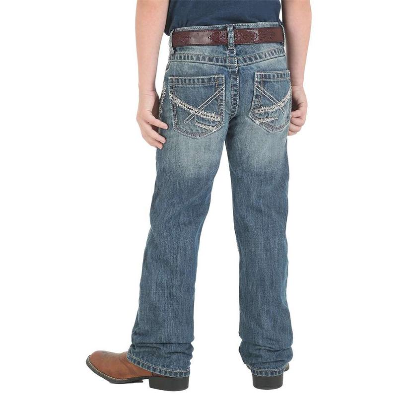 Wrangler Apparel Wrangler 20X No. 42 Vintage Breaking Barriers Wash Bootcut Boy's Jeans