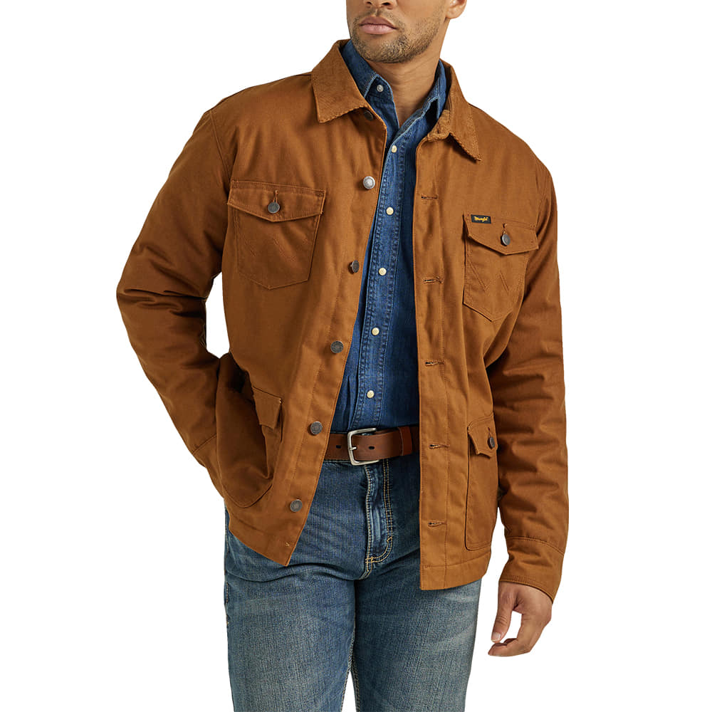 Wrangler Apparel Wrangler Hay Bale Western Lined Men's Barn Coat