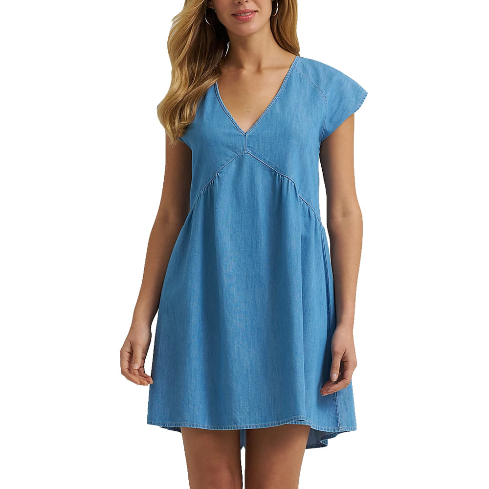 Wrangler Apparel Wrangler Light Denim Swing Women's Dress