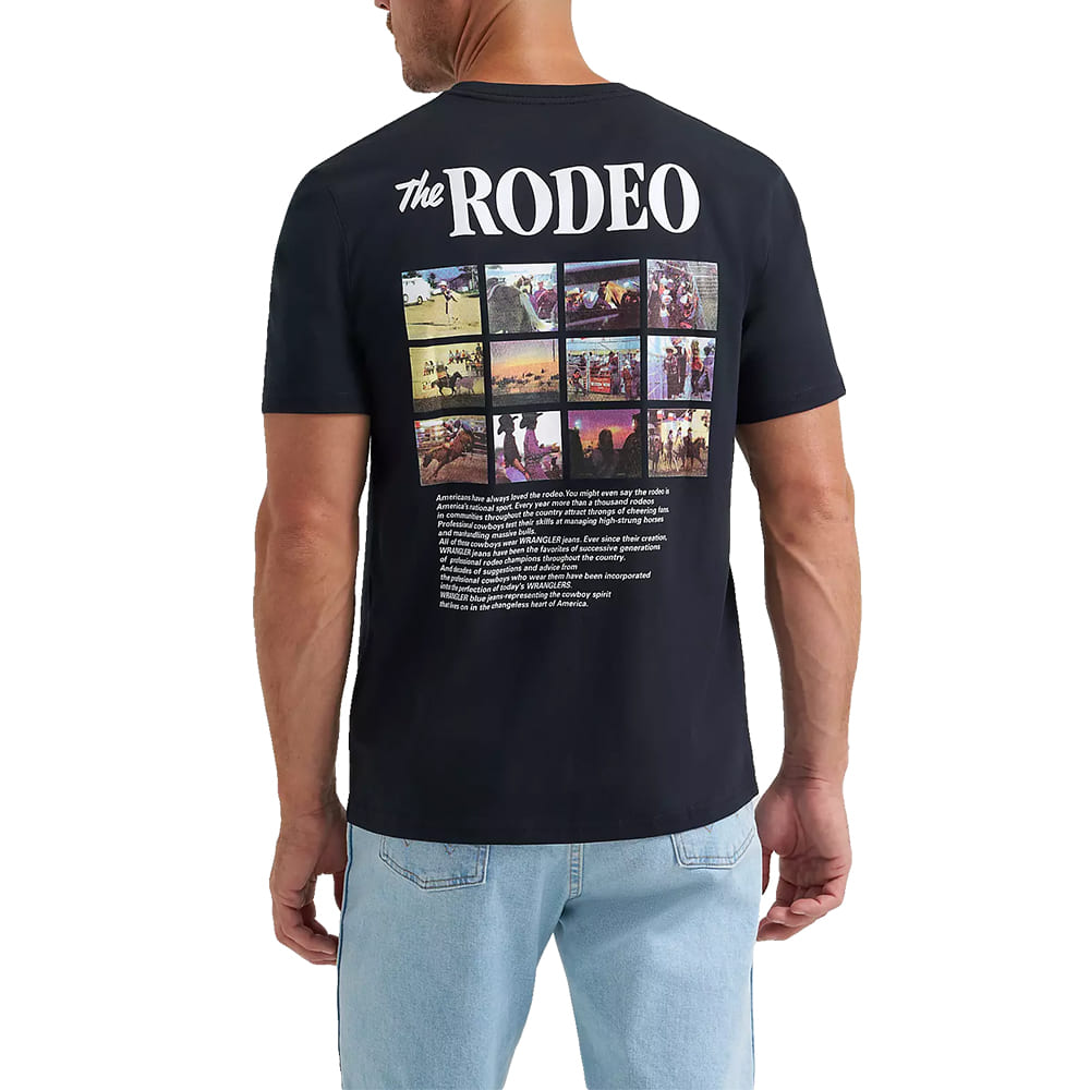 Wrangler Apparel Wrangler Men's Black The Rodeo Graphic Tee