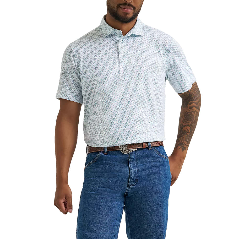 Wrangler Apparel Wrangler Men's Daphne ATG Short Sleeve Polo