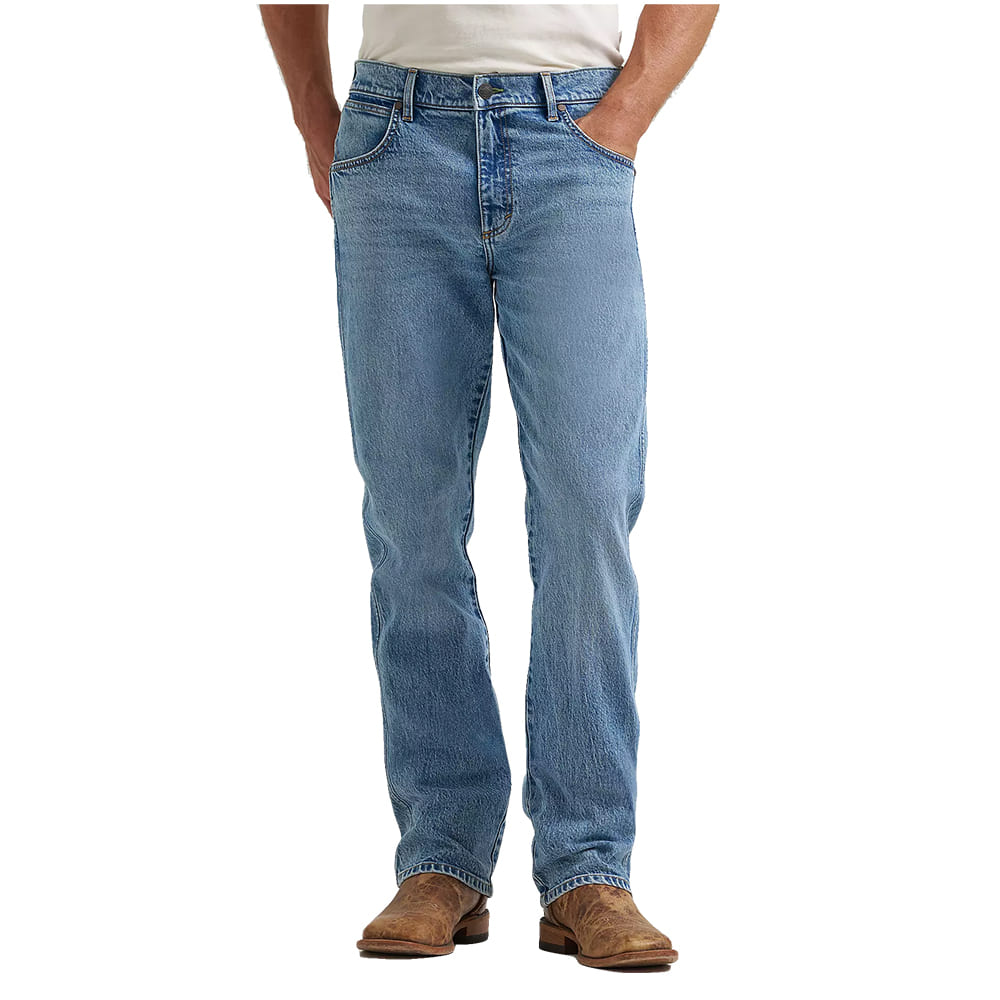Wrangler Apparel Wrangler Men's Slim Fit Straight Leg Jeans in Davey